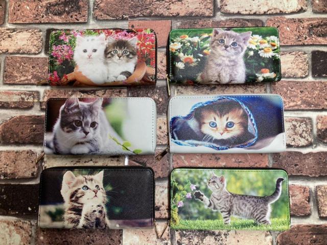 送料無料!どれも可愛いすぎ猫転柄ラウンドゴールドファスナー長財布(6柄から)1個 < 女性ファッション  送料無料!どれも可愛いすぎ猫転柄ラウンドゴールドファスナー長財布(6柄から)1個 < 女性ファッションの