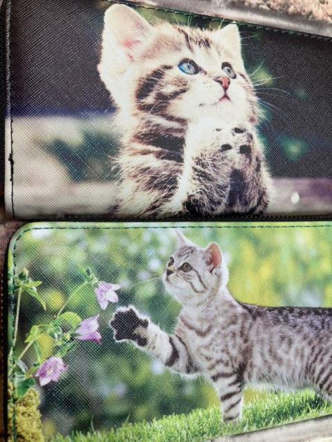 送料無料!どれも可愛いすぎ猫転柄ラウンドゴールドファスナー長財布(6柄から)1個 < 女性ファッション  送料無料!どれも可愛いすぎ猫転柄ラウンドゴールドファスナー長財布(6柄から)1個 < 女性ファッションの