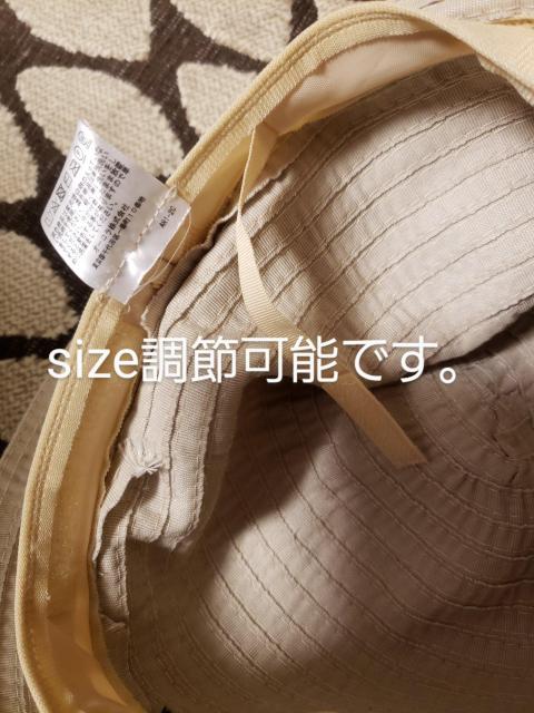 ☆新品未使用☆ベージュ帽子☆56p < 女性ファッション  ☆新品未使用☆ベージュ帽子☆56p < 女性ファッションの