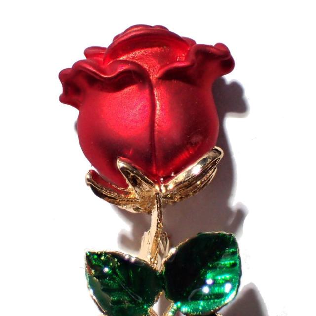チューリップ 花 ピンブローチ ブローチ コサージュ ピンバッジ バッジ ラペルピン 赤色 < 女性アクセサリー/時計  チューリップ 花 ピンブローチ ブローチ コサージュ ピンバッジ バッジ ラペルピン 赤色 < 女性アクセサリー/時計の