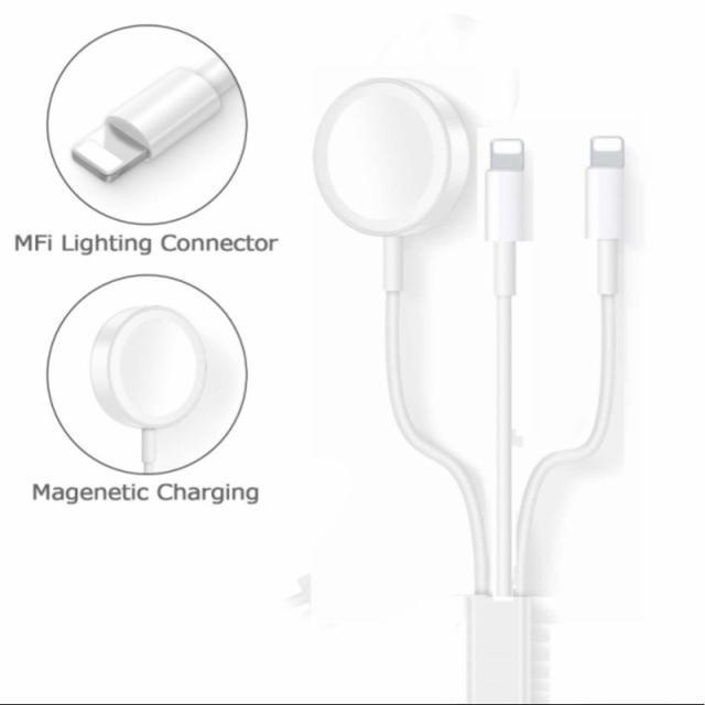 Apple Watch充電器 アップルウォッチ充電ケーブル 3in1 磁気充電 急速 ワイヤレス充電 USBコネクタ 置くだけ充電 < 家電/AV  Apple Watch充電器 アップルウォッチ充電ケーブル 3in1 磁気充電 急速 ワイヤレス充電 USBコネクタ 置くだけ充電 < 家電/AVの
