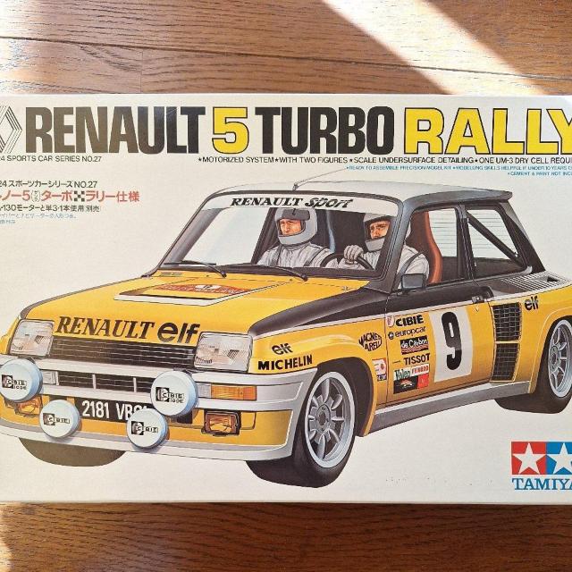1/24タミヤスポーツカーシリーズNO27ルノー5サンクターボラリー仕様車【モーター付けます。未使用】 < ホビー  1/24タミヤスポーツカーシリーズNO27ルノー5サンクターボラリー仕様車【モーター付けます。未使用】  < ホビーの