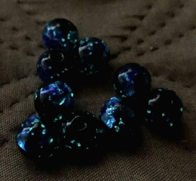 蓄光*ホタルガラスxオニキスストラップ < 家電/AV  蓄光*ホタルガラスxオニキスストラップ < 家電/AVの