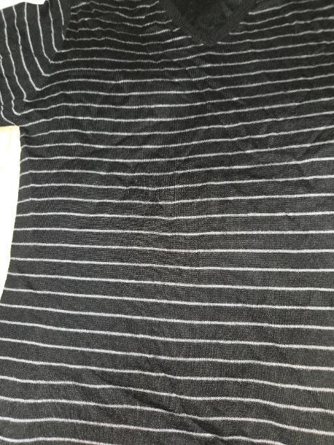 ★新品Vカット横縞ストライプニットセーターL < 男性ファッション  ★新品Vカット横縞ストライプニットセーターL < 男性ファッションの