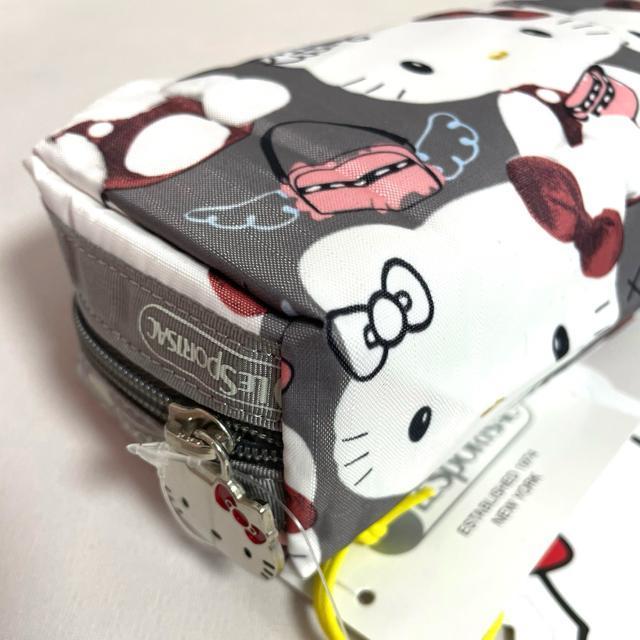 ★新品未使用★LeSportsac レスポートサック ハローキティー グレー  化粧ポーチ ポーチ 6511 送料無料 < 女性ファッション  ★新品未使用★LeSportsac レスポートサック ハローキティー グレー  化粧ポーチ ポーチ 6511 送料無料 < 女性ファッションの