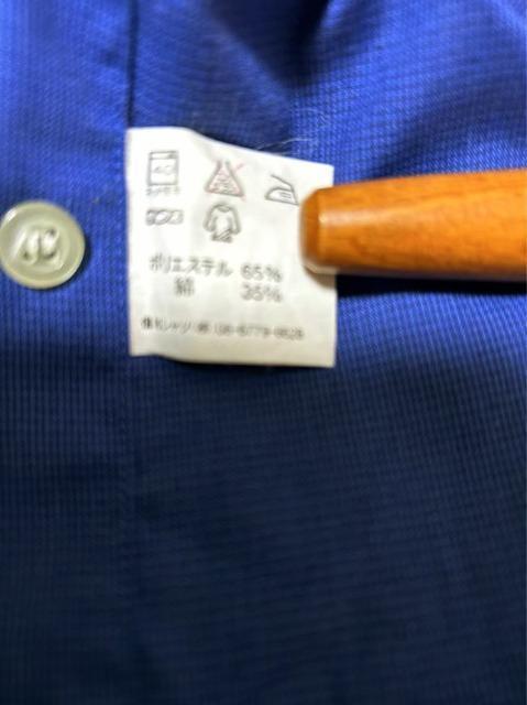 WALLEN 半袖形態安定シャツ 41 ブルー系 極良品 < 男性ファッション  WALLEN 半袖形態安定シャツ 41 ブルー系 極良品 < 男性ファッションの