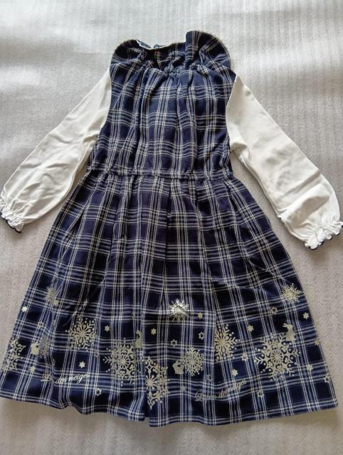 ☆ apres les cours ☆ ワンピース ☆ 冬、春先物 ☆ 130サイズ ☆ 女の子用 < キッズ/ベビー ☆ apres les cours ☆ ワンピース ☆ 冬、春先物 ☆ 130サイズ ☆ 女の子用 < キッズ/ベビーの