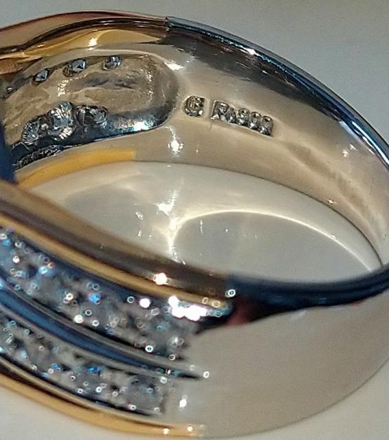 �V�RDiamond�����O�����_�C���̋P���Ik18/pt900�� �� �����A�N�Z�T���[/���v�� 