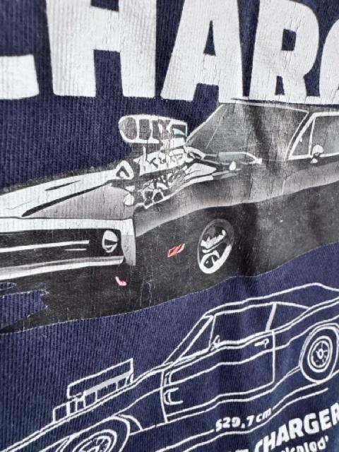 Dodge Charger グラフィックTシャツ ネイビー < 男性ファッション Dodge Charger グラフィックTシャツ ネイビー < 男性ファッションの