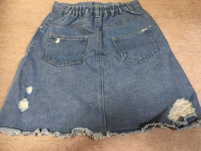 アズノゥアズピンキー*ダメージデニムスカ*F、一度着用 < ブランド  アズノゥアズピンキー*ダメージデニムスカ*F、一度着用 < ブランドの
