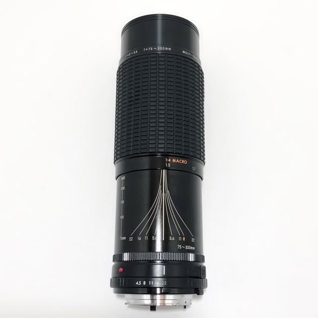 Z185 SIGMA ZOOM -�ɇU 1:4.5-5.6 f=75�`300mm ��55 �����Y �� �Ɠd/AV�� 