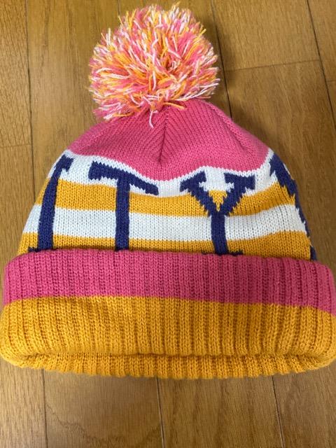 美品☆女児☆F.O.KIDS☆ピンクオレンジニットキャップ☆ < ブランド  美品☆女児☆F.O.KIDS☆ピンクオレンジニットキャップ☆ < ブランドの