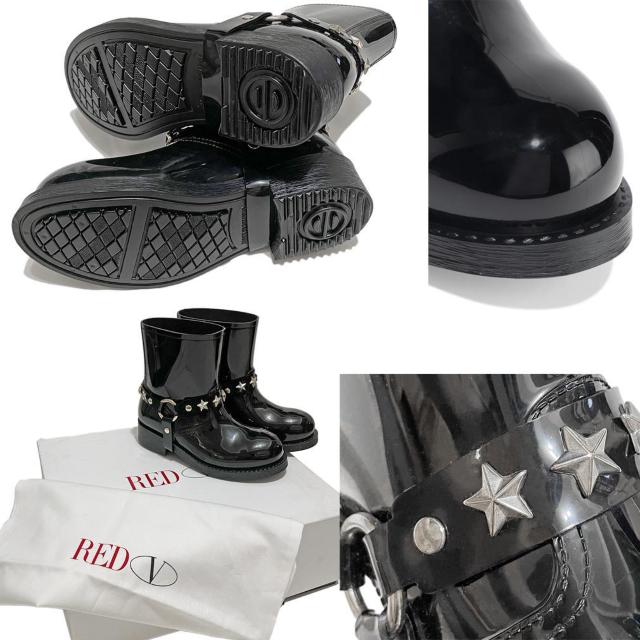 新品レッドヴァレンティノRED VALENTINO星スタッズレイン < ブランド 新品レッドヴァレンティノRED VALENTINO星スタッズレイン < ブランドの