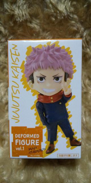 呪術廻戦  デフォルメフィギュア+缶バッジ  虎杖悠仁 < アニメ/コミック/キャラクター  呪術廻戦  デフォルメフィギュア+缶バッジ  虎杖悠仁 < アニメ/コミック/キャラクターの