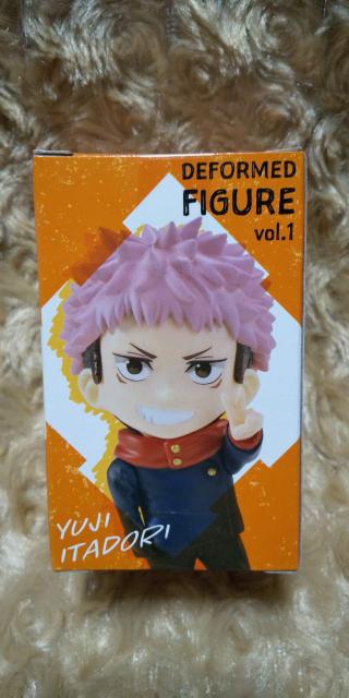 呪術廻戦  デフォルメフィギュア+缶バッジ  虎杖悠仁 < アニメ/コミック/キャラクター  呪術廻戦  デフォルメフィギュア+缶バッジ  虎杖悠仁 < アニメ/コミック/キャラクターの