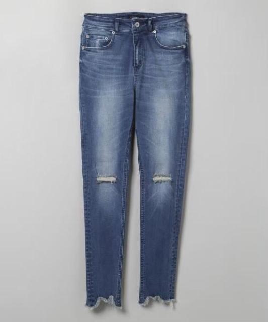 ◆JEANASIS/ジーナシス◆フレイドクラッシュデニムスキニー★ブルーS*ストレッチ◎美品 < ブランド  ◆JEANASIS/ジーナシス◆フレイドクラッシュデニムスキニー★ブルーS*ストレッチ◎美品 < ブランドの