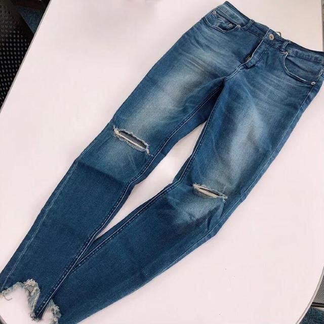 ◆JEANASIS/ジーナシス◆フレイドクラッシュデニムスキニー★ブルーS*ストレッチ◎美品 < ブランド  ◆JEANASIS/ジーナシス◆フレイドクラッシュデニムスキニー★ブルーS*ストレッチ◎美品 < ブランドの