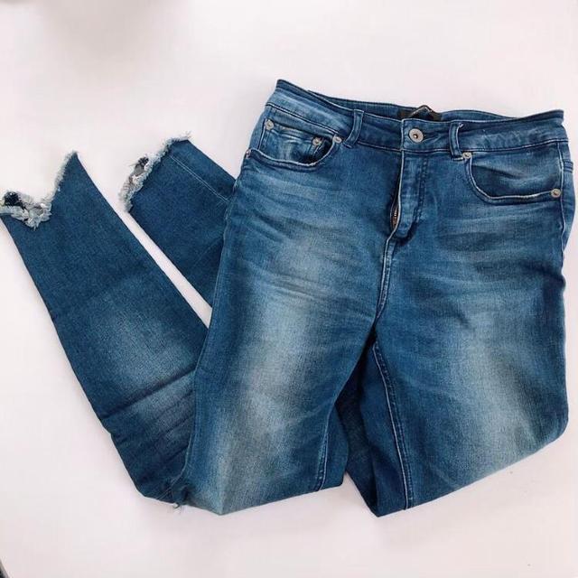◆JEANASIS/ジーナシス◆フレイドクラッシュデニムスキニー★ブルーS*ストレッチ◎美品 < ブランド  ◆JEANASIS/ジーナシス◆フレイドクラッシュデニムスキニー★ブルーS*ストレッチ◎美品 < ブランドの