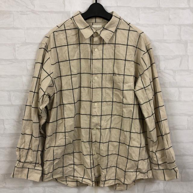 即決 GU フランネルリラックスフィットシャツ < 男性ファッション  即決 GU フランネルリラックスフィットシャツ  < 男性ファッションの