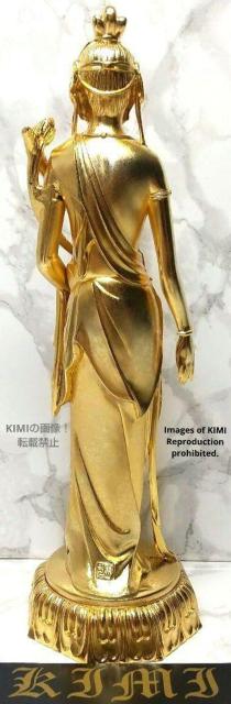 仏像 聖観音菩薩 合金 19cm 仏師 牧田秀雲作 高岡銅器 置物 開運 < インテリア/ライフ  仏像 聖観音菩薩 合金 19cm 仏師 牧田秀雲作 高岡銅器 置物 開運 < インテリア/ライフの