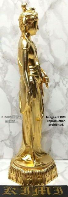 仏像 聖観音菩薩 合金 19cm 仏師 牧田秀雲作 高岡銅器 置物 開運 < インテリア/ライフ  仏像 聖観音菩薩 合金 19cm 仏師 牧田秀雲作 高岡銅器 置物 開運 < インテリア/ライフの