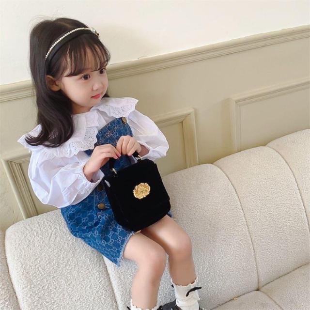 子供 女の子 セットアップ ブラウス キッズ デニムスカート サロペット 120cm < キッズ/ベビー  子供 女の子 セットアップ ブラウス キッズ デニムスカート サロペット 120cm < キッズ/ベビーの