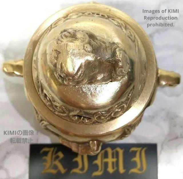 古い香炉 真鍮製 高さ9.5cm 獅子蓋 花鳥香炉 伝統美術工芸品 香炉芸術 Censer Lion Bird flower Br < インテリア/ライフ  古い香炉 真鍮製 高さ9.5cm 獅子蓋 花鳥香炉 伝統美術工芸品 香炉芸術 Censer Lion Bird flower Br < インテリア/ライフの