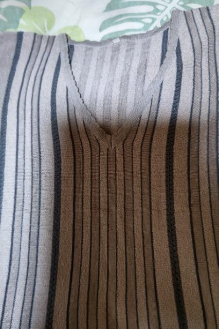 ★中古Vネックサマーニット七分丈2L < 女性ファッション  ★中古Vネックサマーニット七分丈2L < 女性ファッションの