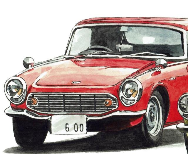 NC-218 ホンダS600/S800限定版画 直筆サイン額装 < 自動車/バイク NC-218 ホンダS600/S800限定版画 直筆サイン額装 < 自動車/バイク