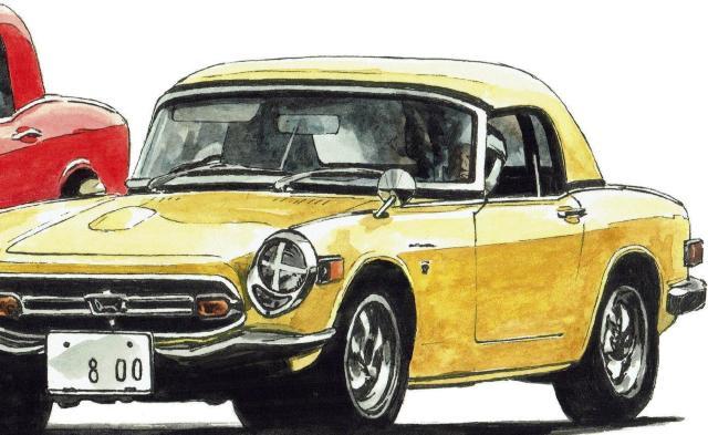 NC-218 ホンダS600/S800限定版画 直筆サイン額装 < 自動車/バイク NC-218 ホンダS600/S800限定版画 直筆サイン額装 < 自動車/バイク