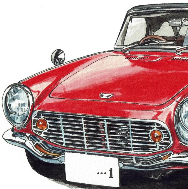 NC-218 ホンダS600/S800限定版画 直筆サイン額装 < 自動車/バイク NC-218 ホンダS600/S800限定版画 直筆サイン額装 < 自動車/バイク