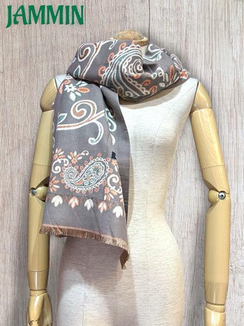 ペーズリー柄カシミヤストール アジアン ストール カシミア エスニック 男女兼用 < 女性ファッション  ペーズリー柄カシミヤストール アジアン ストール カシミア エスニック 男女兼用 < 女性ファッションの