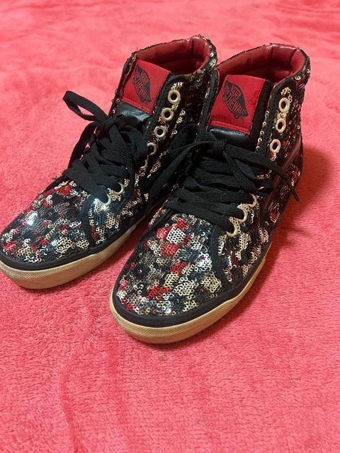 VANS �n�C�J�b�g�X�j�[�J�[  DISCO CHECKER ����i�@24.0cm �� �u�����h�� 