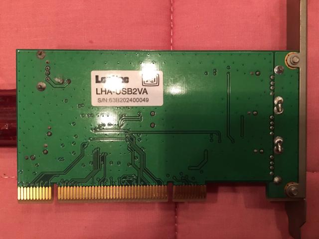 ■Logitec製 LHA-USB2VA USB 2.0 PCIカード < PC本体/周辺機器  ■Logitec製 LHA-USB2VA USB 2.0 PCIカード < PC本体/周辺機器の