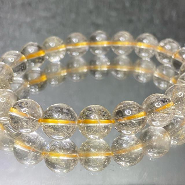 《No.391》ブラジル産 月天然石ゴールドルチルクォーツ < 男性アクセサリー/時計  《No.391》ブラジル産 月天然石ゴールドルチルクォーツ < 男性アクセサリー/時計の