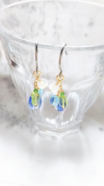 14kgf*夏色石のピアス*20026 < 女性アクセサリー/時計 14kgf*夏色石のピアス*20026 < 女性アクセサリー/時計の