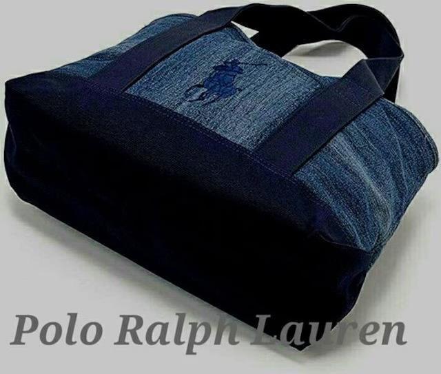 『ラスト1』【Polo Ralph Lauren】ポロラルフローレン ビッグポニー Denim トートバッグ/インディゴ < ブランド  『ラスト1』【Polo Ralph Lauren】ポロラルフローレン ビッグポニー Denim トートバッグ/インディゴ < ブランドの