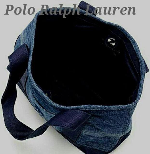 『ラスト1』【Polo Ralph Lauren】ポロラルフローレン ビッグポニー Denim トートバッグ/インディゴ < ブランド  『ラスト1』【Polo Ralph Lauren】ポロラルフローレン ビッグポニー Denim トートバッグ/インディゴ < ブランドの