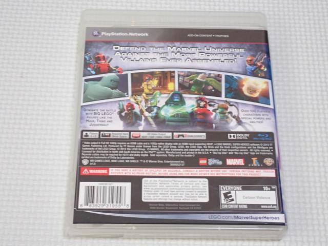 PS3LEGO MARVEL SUPER HEROES CO kĔ P[X  Q[{/\tg 