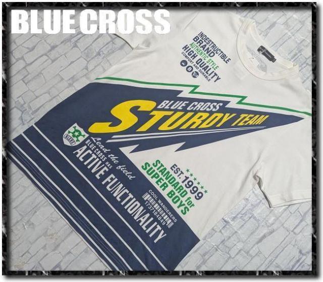 ブルークロス プリント入り半袖Tシャツ 白 < ブランド ブルークロス プリント入り半袖Tシャツ 白 < ブランドの