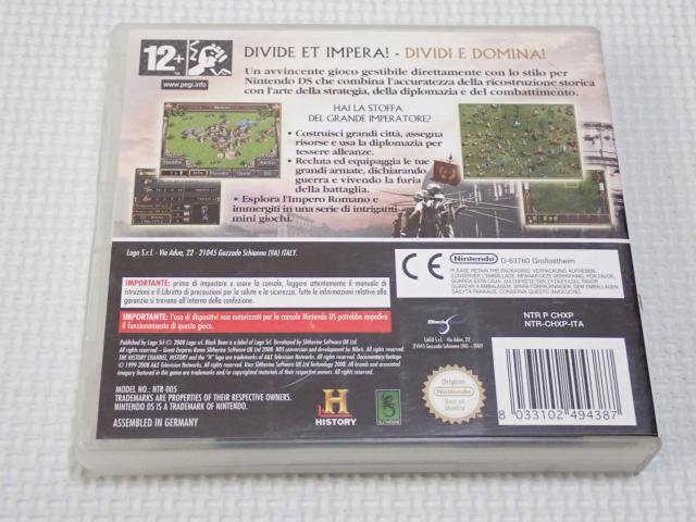 DS★HISTORY GREAT EMPIRES ROME 海外版 EU版 < ゲーム本体/ソフト  DS★HISTORY GREAT EMPIRES ROME 海外版 EU版 < ゲーム本体/ソフトの
