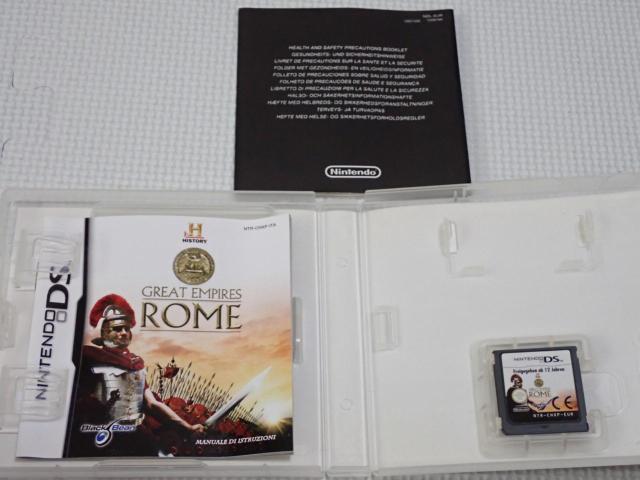 DS★HISTORY GREAT EMPIRES ROME 海外版 EU版 < ゲーム本体/ソフト  DS★HISTORY GREAT EMPIRES ROME 海外版 EU版 < ゲーム本体/ソフトの