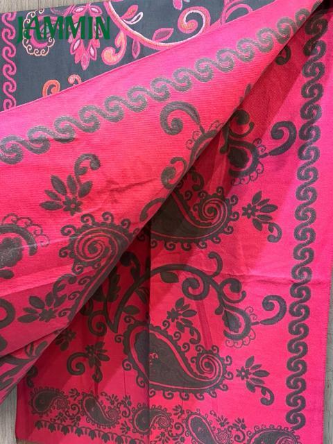 ペーズリー柄カシミヤストール アジアン マフラー エスニック ストール カシミア < 女性ファッション  ペーズリー柄カシミヤストール アジアン マフラー エスニック ストール カシミア < 女性ファッションの