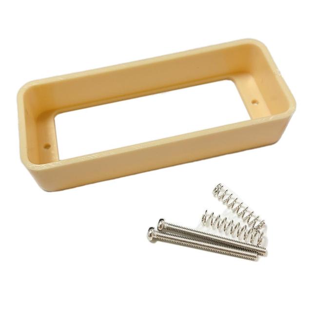 ミニハムバッカー用 ボディ直付けエスカッション2個セット ビス付 クリーム < ホビー ミニハムバッカー用 ボディ直付けエスカッション2個セット ビス付 クリーム < ホビーの