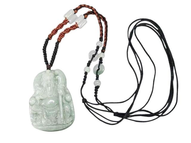 一点物本翡翠ジェダイト財神関羽関帝聖君天然石ネックレス超大超迫力 < 男性アクセサリー/時計 一点物本翡翠ジェダイト財神関羽関帝聖君天然石ネックレス超大超迫力 < 男性アクセサリー/時計の