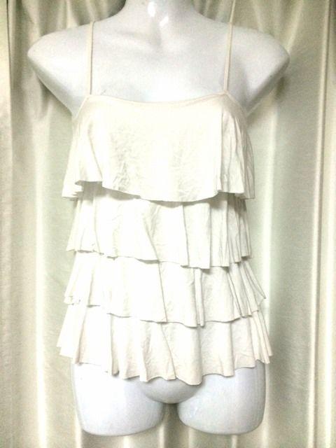 真っ白フリルキャミソール新品REVROSSACLARITY < 女性ファッション 真っ白フリルキャミソール新品REVROSSACLARITY < 女性ファッションの