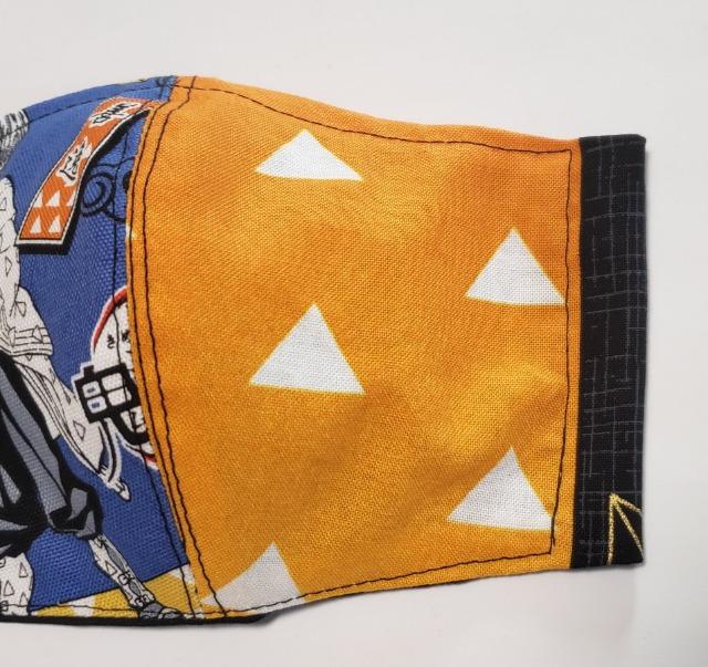 ★【限定】S50 鬼滅の刃 善逸 立体マスク(*^^*)ハンドメイド < キッズ/ベビー ★【限定】S50 鬼滅の刃 善逸 立体マスク(*^^*)ハンドメイド < キッズ/ベビーの