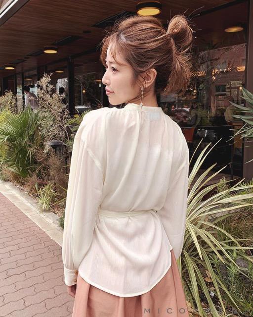 MICOAMERI☆バルーントップス☆ホワイト☆超美品 < ブランド MICOAMERI☆バルーントップス☆ホワイト☆超美品 < ブランドの