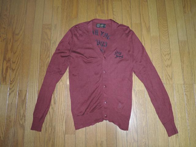 COOTIE クーティー カーディガン M 刺繍 ステッチ 背ロゴ LOGO コットンニット < ブランド  COOTIE クーティー カーディガン M 刺繍 ステッチ 背ロゴ LOGO コットンニット < ブランドの