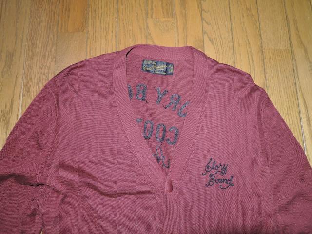 COOTIE クーティー カーディガン M 刺繍 ステッチ 背ロゴ LOGO コットンニット < ブランド  COOTIE クーティー カーディガン M 刺繍 ステッチ 背ロゴ LOGO コットンニット < ブランドの